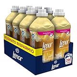 Lenor Il Luxury Gold and Vanilla Blossom Fabric Softener for Long Lasting Freshness and Softness, 37...