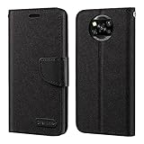 Shantime Oxford Stoff Flip Wallet Hülle Kompatibel mit Xiaomi Poco X3 NFC, Robuste Magnetische...