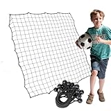 Ersatzfußballnetz - 39.37x39.37 Zoll Fußballfachnetz | Fußball-Rebounder Mesh mit 20 für...