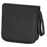 Hama CD Tasche für 32 Discs/CD/DVD/Blu-ray (Mappe zur Aufbewahrung, platzsparend für Auto und...