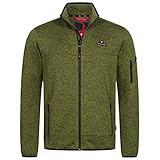 Höhenhorn Tacul Herren Jacke Fleece Strickjacke Grün Gr. XXL