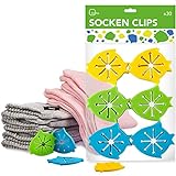 itena® Sockenclips (30 Stück) für Waschmaschine und Trockner I Socken-Klammern mit einfacher...