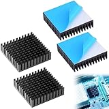 Aluminium Kühlkörper, Kühlkörper, Heatsink, Aluminium Heatsink 40 * 40 * 11mm, Kühlrippen,...