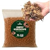 Kokosnussfasern für Blumenpflanzen 5L - Kokoserde für Pflanzen - Kokosfasern für Pflanzen,...