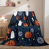 Flanelldecke, 3D-bedruckte Decke, Halloween-Geist, bedruckte Decke, Sofabezug, Decke, Bettenddecke,...