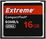 Extreme 16GB Compact Flash Speicherkarte, Original CF Karte für professionelle Fotografen,...