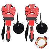 2 Stück Rahmenspanner，4 Spannbacken mit 6 Meter Nylongurt als Bandspanner zum Leimen und...