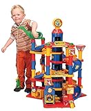 Wader Polesie Park-Tower Spielgarage, geeignet ab 3 Jahren I 7 Ebenen mit Autos I Funktionale...