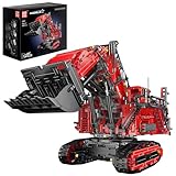 Mould King 17071 Technik Ferngesteuert Bagger Bausatz Bagger Bausteine mit Motor Raupenbagger Modell...