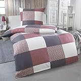 DreamHome Warme Winter Mikrofaser Termo Fleece Bettwäsche 135x200 155x220 200x200 für die...