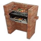 Bar-Be-Quick Original Grill & Bake - Holzkohlegrill mit Ofenfunktion, verstellbarer Grillhöhe und...
