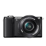 Sony Alpha 5000 Systemkamera (Full HD, 20 Megapixel, Exmor APS-C HD CMOS Sensor, 7,6 cm (3 Zoll)...