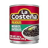 La Costena Bohnen schwarz ganz | 560 gr | Mexikanische Küche | Sättigend und Nährstoffreich |...