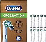Oral-B Pro CrossAction Aufsteckbürsten für elektrische Zahnbürste, 10 Stück, überlegene...