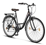 Chillaxx Bike Strada Premium City Bike in 26 und 28 Zoll - Fahrrad für Mädchen, Jungen, Herren und...
