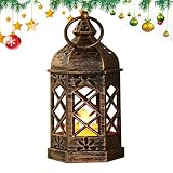 Kerzen Laterne - Vintage Laterne mit LED-Kerze | Retro Tischdekoration Für Diwali Hochzeit Ostern...