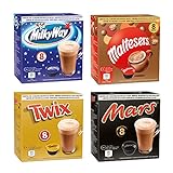 Mars® Hot Chocolate Bundle | 32 Pods | Hot Chocolate Dolce Gusto® kompatible Pods | Mars, Twix,...