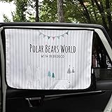 bebedeco Magnet Auto Sonnenschutz Vorhang für Seitenfenster für Baby Kinder Kinder - Sonnenschutz...