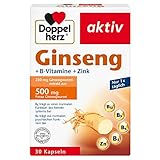 Doppelherz Ginseng + B-Vitamine + Zink - Vitamin B6 + B12 als Beitrag zur Verringerung von...