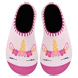 Kyopp Hausschuhe Kinder Junge Mädchen Pantoffeln Rutschfest Barfussschuhe Kindergarten Slippers...