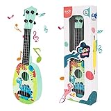 Kindergitarre,37cm Gitarre für Kinder,Mini Gitarre Ukulele Gitarre Spielzeug,Ukulele Instrument mit...