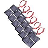 GTIWUNG 6 Stück 3V 0.3W 65X48mm Mikro-Mini-Solar-Panel-Zellen Sonnenkollektor für Sonnenenergie,...