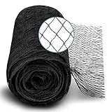 Xcelenze - 2x10m Teichnetz feinmaschig (18x18mm) robust, witterungs- & UV beständig Schwarz |...