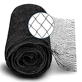 Xcelenze - 4x5m Teichnetz feinmaschig (18x18mm) robust, witterungs- & UV beständig Schwarz |...