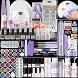 SAVILAND Ultra Acryl Nagel Kit mit Bohrer: All-In-1 Nagel Kits mit allem 3 PCS Acryl Pulver 50 ML...