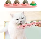 STARROAD-TIM Katzenminze Wandball Katzenminze Spielzeug für Katzen Zähne sauber essbar rotierende...