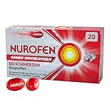 NUROFEN Weichkapseln 400 mg Ibuprofen bei Schmerzen - 2X so schnell vom Körper aufgenommen,...