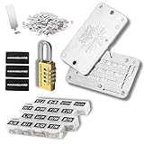 AWANGUARD Premiere Basic Plus - Bitcoin Steel Wallet, 24 x Seed Phrase Recovery Key Backup, Offline...