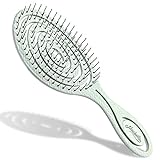 Ninabella Bio Haarbürste ohne Ziepen für Damen, Herren & Kinder - Entwirrbürste auch für Locken...