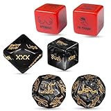 6er Sex Würfel Paar,Sex Würfel für Sex Spiel,Würfel Set für 50 Optionen,24 Position Lehrbuch...