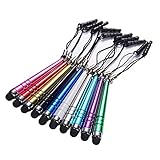 Yizhet 10x Mini Universal Stylus Stift Touch Pen Eingabestift Touchstift für iPhone iPad Samsung...