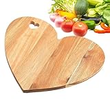 Aufschnittbrett Valentines – Käseplatte in Herzform, Servierplatte aus Holz | Romantisches...