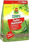 COMPO Turbo Nachsaat - Schnellkeimende Rasensaat - Premium Rasensamen mit Keimsicherheit - 2,6kg...