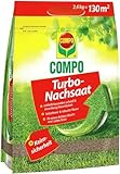 COMPO Turbo Nachsaat - Schnellkeimende Rasensaat - Premium Rasensamen mit Keimsicherheit - 2,6kg...