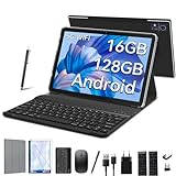 2024 Neueste Tablet 10 Zoll,5G Wifi Android Tablet Mit 16GB RAM+128GB ROM(1TB TF),2-in-1 Tablet Mit...