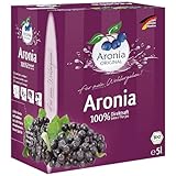 Aronia ORIGINAL Bio Aronia Muttersaft aus deutschem Anbau | 5 Liter Bio Direktsaft aus 100%...