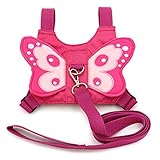 Sicherheitsgurt, Sicherheitsgeschirr für Babys und Kleinkinder mit Schmetterlingsflügeln, in pink,...