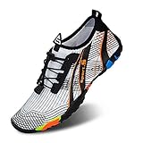 IceUnicorn Strandschuhe Badeschuhe Damen Herren Schwimmschuhe Aquaschuhe Sommer Schnell Trocknend...
