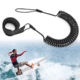 JEEZAO Surfboard Leash,TPU Paddle Leash mit Sicherheit Fußschlaufe für Stand Up Paddle SUP Board...