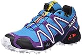 SALOMON Damen Speedcross 3 GTX Traillaufschuhe, Schnorchelblau/kosmisches Violett/Schwarz, 40 EU