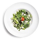 batania 6 x Ø 27 cm Pastateller / Salatteller / Porzellanteller / Nudelteller / Suppenteller |...