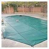 HAIXHX Pool Abdeckung Für Eingelassene Pools, 122 200 211 250 300 400 427 cm Winterabdeckung Für...