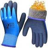 PROGANDA Arbeitshandschuhe Winter Wasserdicht - Thermo Warme Winterhandschuh Montagehandschuhe Grip...