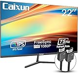 Caixun 22 Zoll Monitor, IPS Business Computer Monitor 75Hz PC Bildschirm, FHD 1080P Monitor mit HDMI...