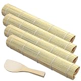 Sushi Rollmatte Bambus Sushi Matte Sushirolle Umweltfreundliche Bambusmatte DIY Für die Zubereitung...