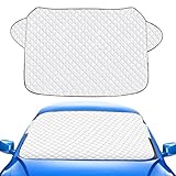 Auto Windschutzscheiben Abdeckung,Sonnenschutz Auto Frontscheibe,Winter Frostabdeckung,Schnee EIS...